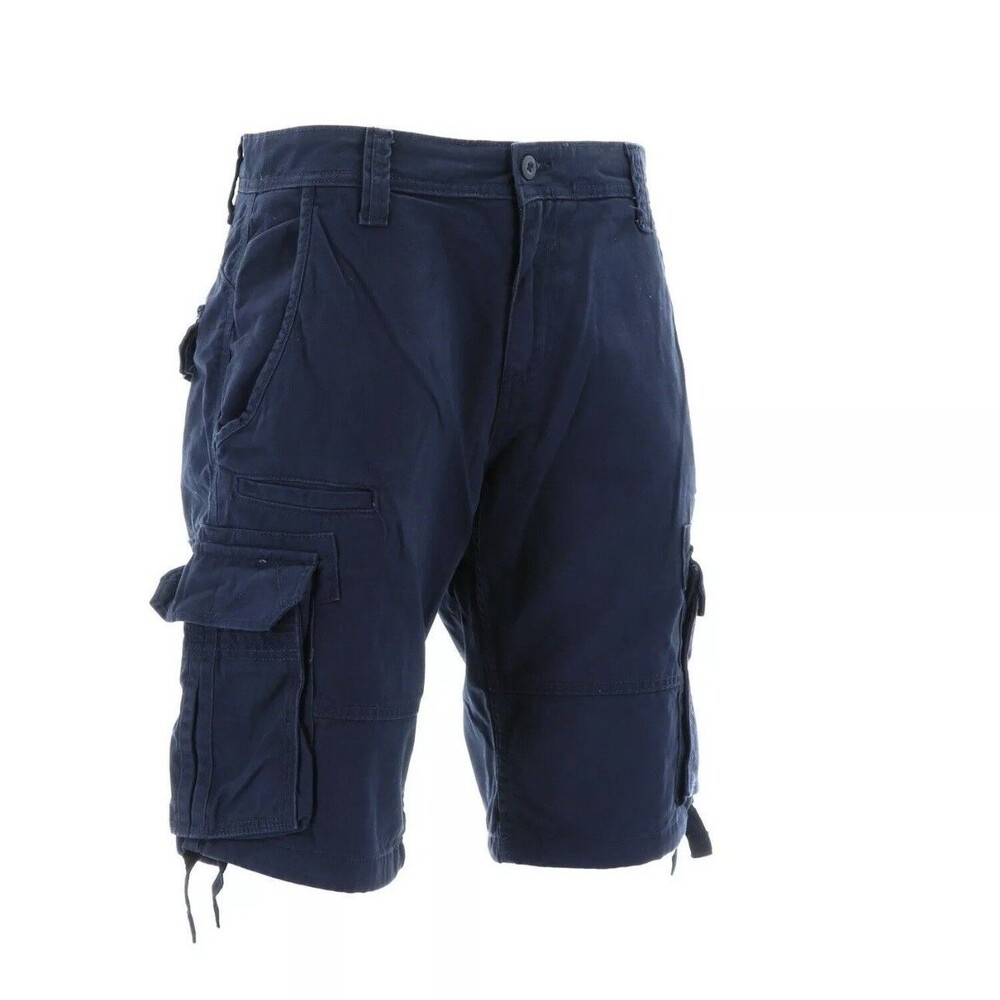 Jordan Craig Field Ulility Twill Cargo Shorts Men's Size 44 Blue Retro Normcore